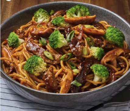 Black Pepper Beef Pasta